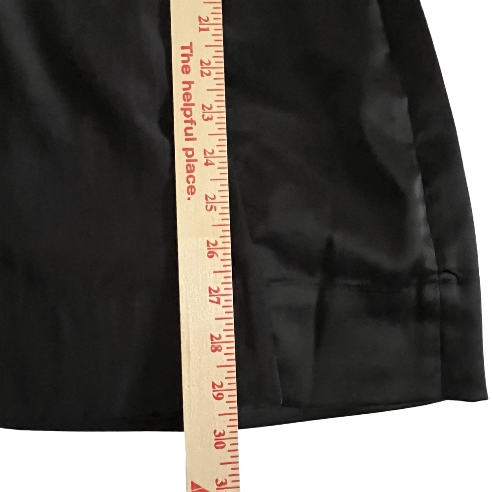 All Saints Japanese Cloth Dress Size 8 Black Solid Short Sleeve Mini Chic Classy - Picture 5 of 7